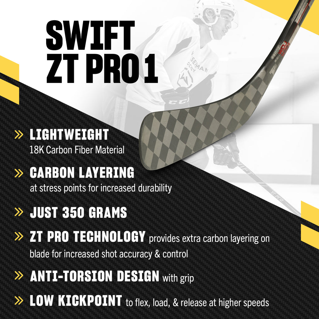 Swift ZT Pro 1 - Youth Hockey Stick, 46